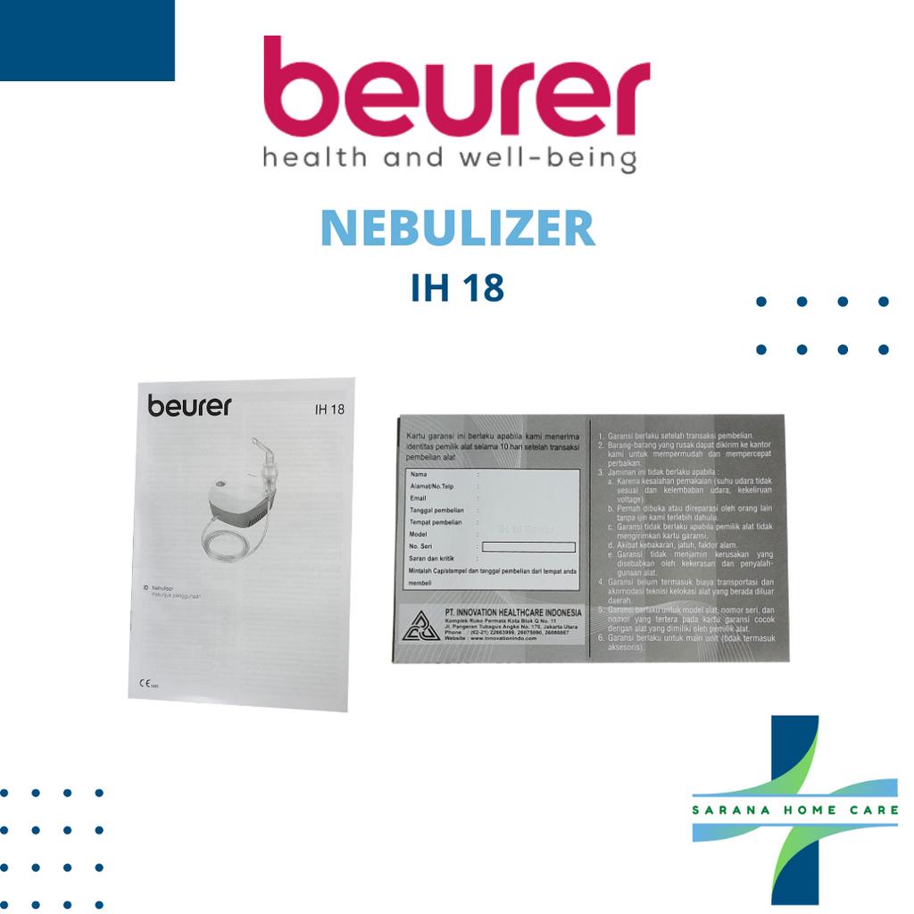 BEURER Nebulizer IH 18/ nebuliser beurer/ alat bantu pernafasan/ pengobatan uap