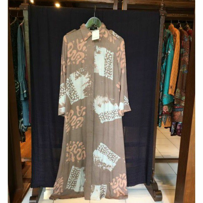 Ariana Dress Rayon Moscrepe by Dian Pelangi TERBARU Busana Pesta Muslim Batik Tie Dye Wanita Casual