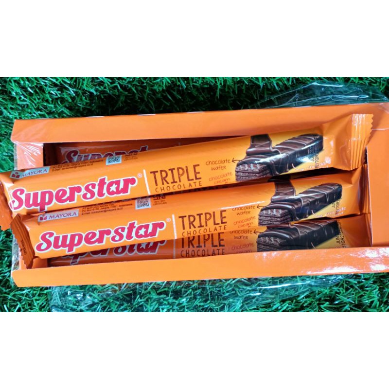 SUPERSTAR WAFER COKLAT ISI 20PCS / SUPERSTAR SNAP ISI 12PCS