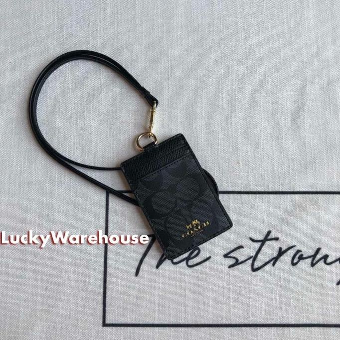 

Coach Signature ID Tag Lanyard - Original 100%