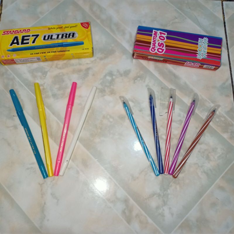 

1 pak bolpoin / bolpen / bolpen tinta hitam standart / pulpen hitam