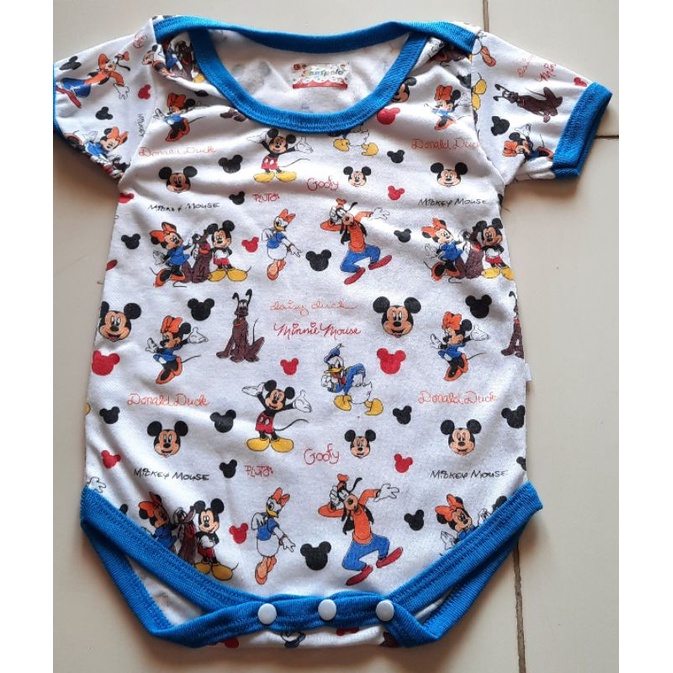 JUMPER BAYI PENDEK / JUMPER BAYI 0-6bln / JUMPER MOTIF MICKEY