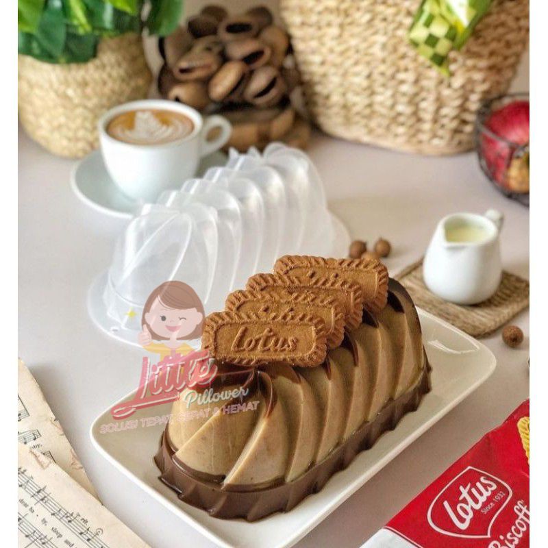 (OVALE) Cetakan Puding Ovale - Cetakan Bolu Agar Pudding - Cetakan Kue Ulir