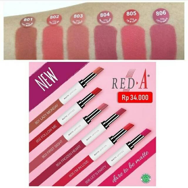 RED-A MATTE LIPSTIK