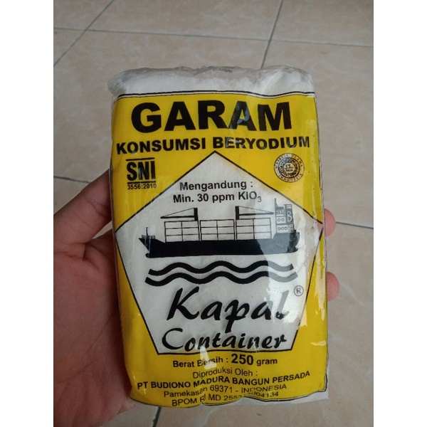 

(TERMURAH) Garam beryodium berat 250 gram