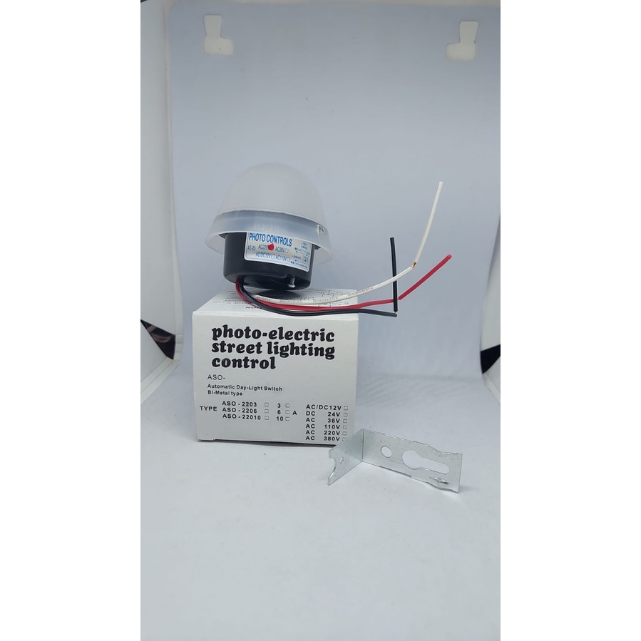 Photocell Waterproof AS-20 AC-220V/saklar sensor otomatis