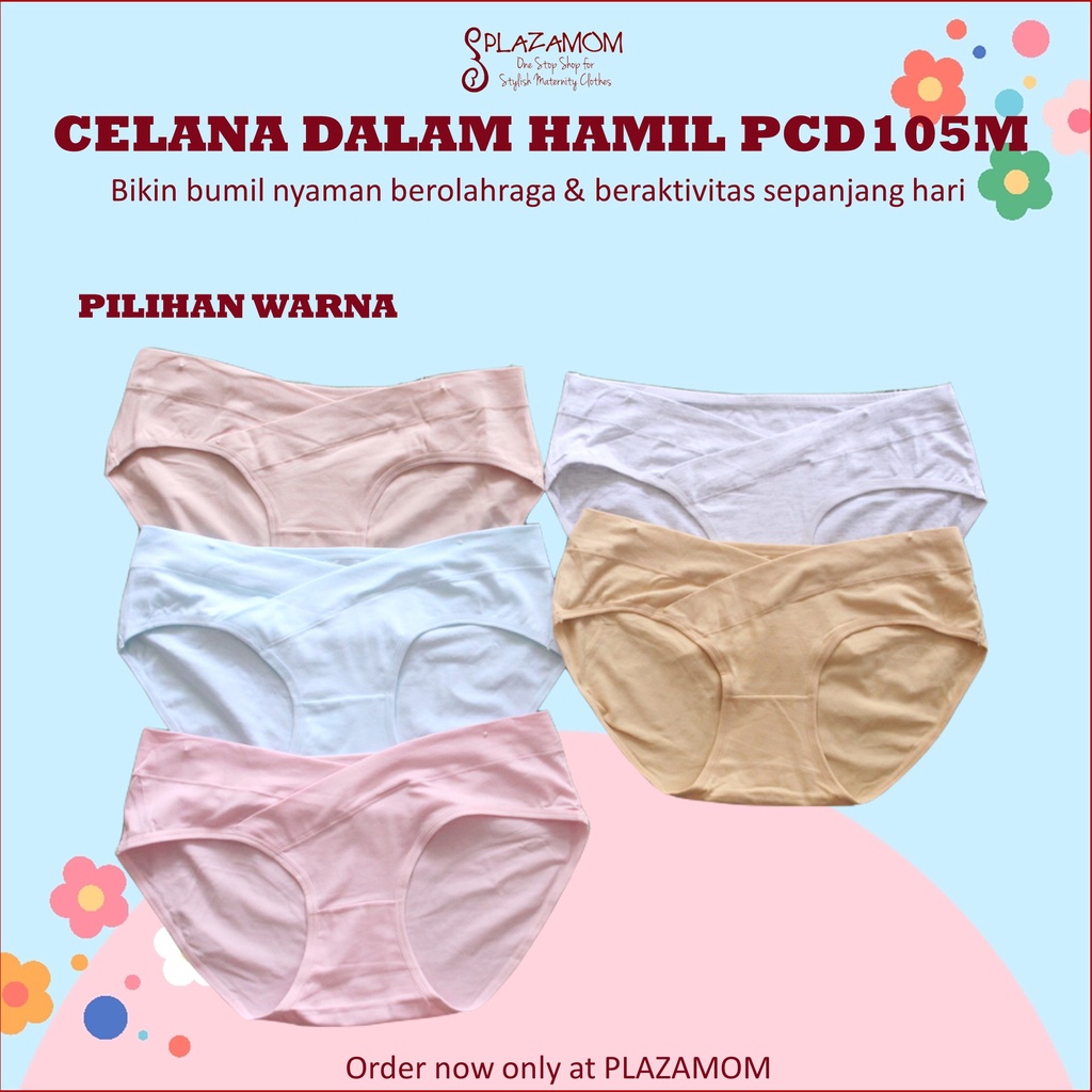 CELANA DALAM HAMIL / CD BUMIL MODEL BAWAH PUSAR BAHAN KATUN MELAR JUMBO AMAN BUAT LAHIRAN SC &amp; NYAMAN DIPAKAI NON HAMIL PCD105M