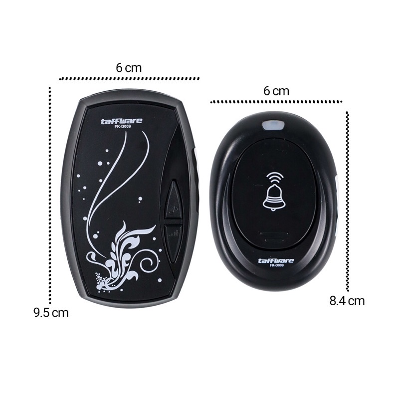 Taffware Alarm Bell Pintu Wireless Waterproof