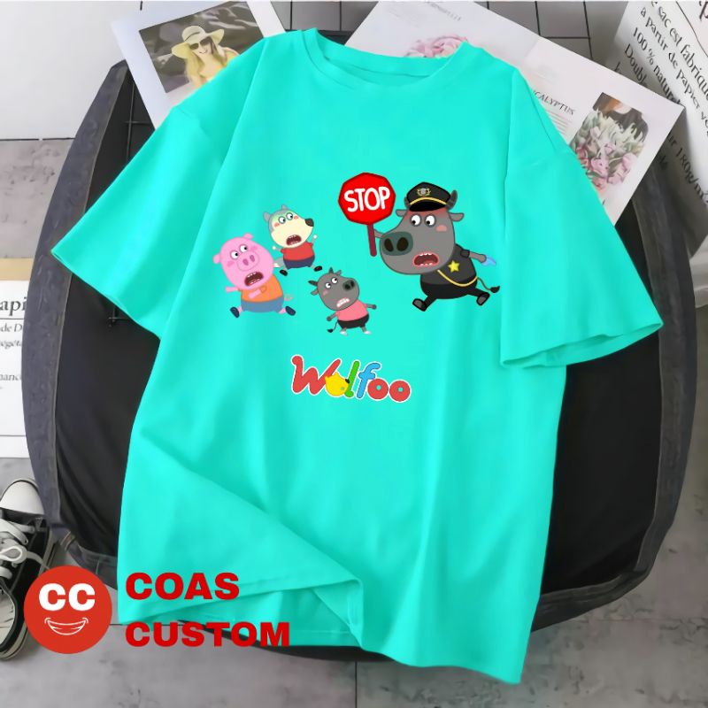 BAJU KAOS WOLFOO KAOS ANAK