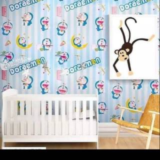 Store Wallpaper  Dinding  Motif Karakter Doraemon  Salur size 