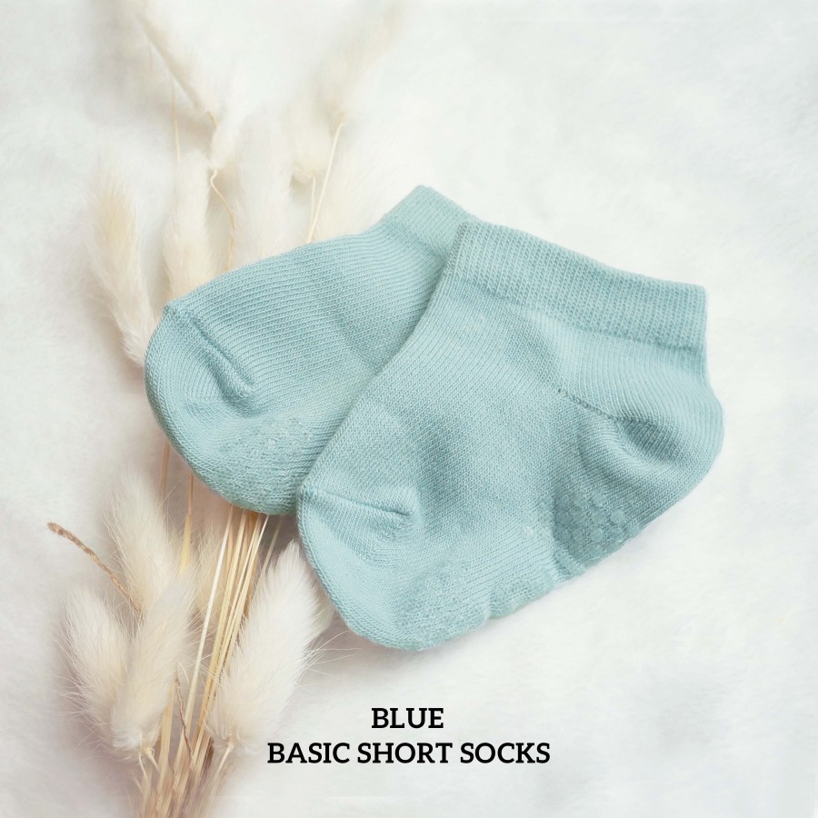 Little Palmerhaus Basic Short Socks With ANTISLIP / Kaos Kaki Pendek Anak 12-24m