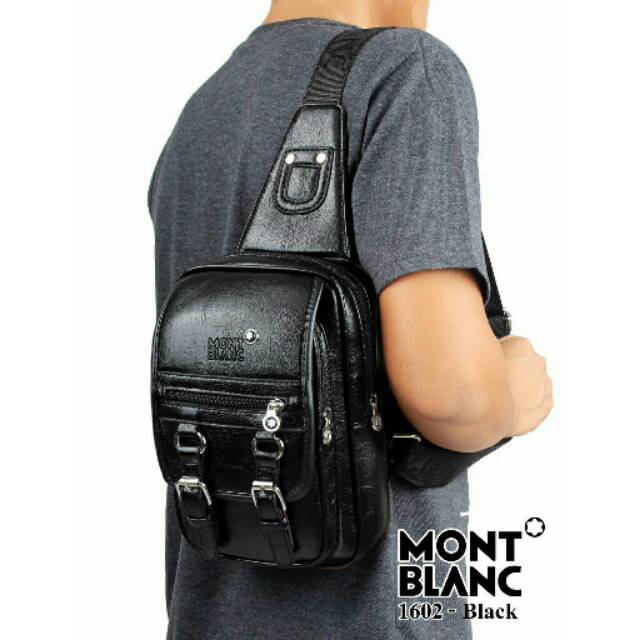 Tas dada / tas selempang cowok Montblanc 1602