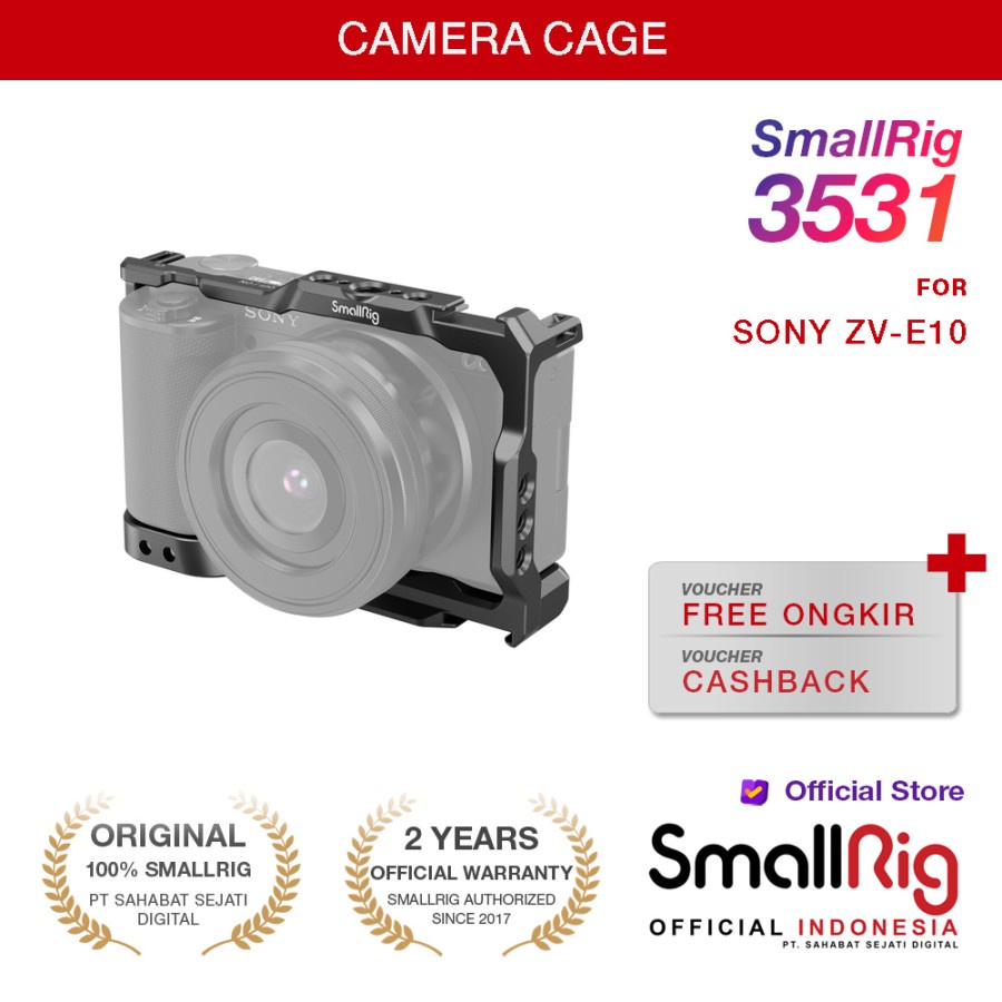 SmallRig Cage for Sony ZV-E10 3531