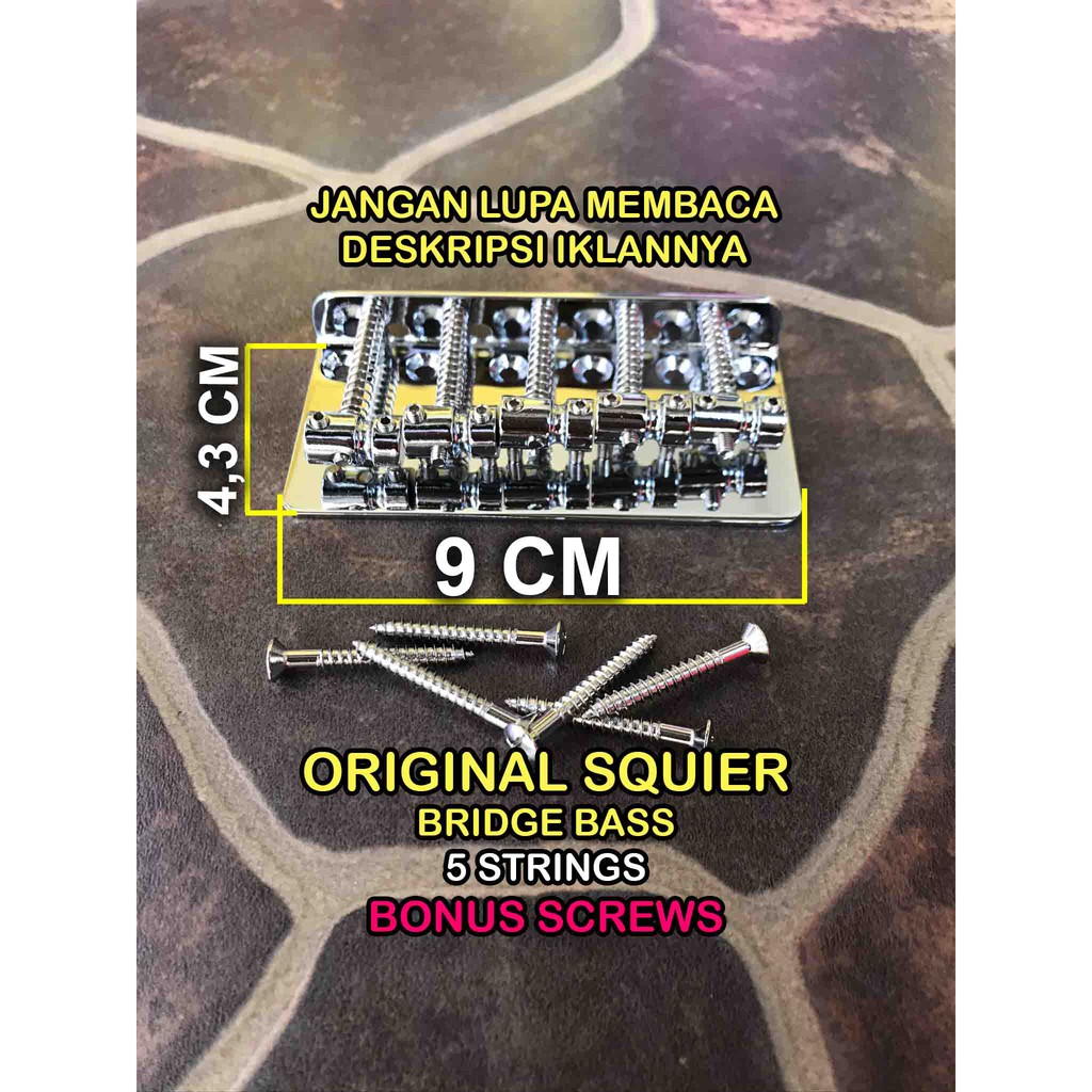 Original Bridge Bass Squier 5 String Vintage Modified Jaguar Affinity Jazz Bass Special Classic Vibe