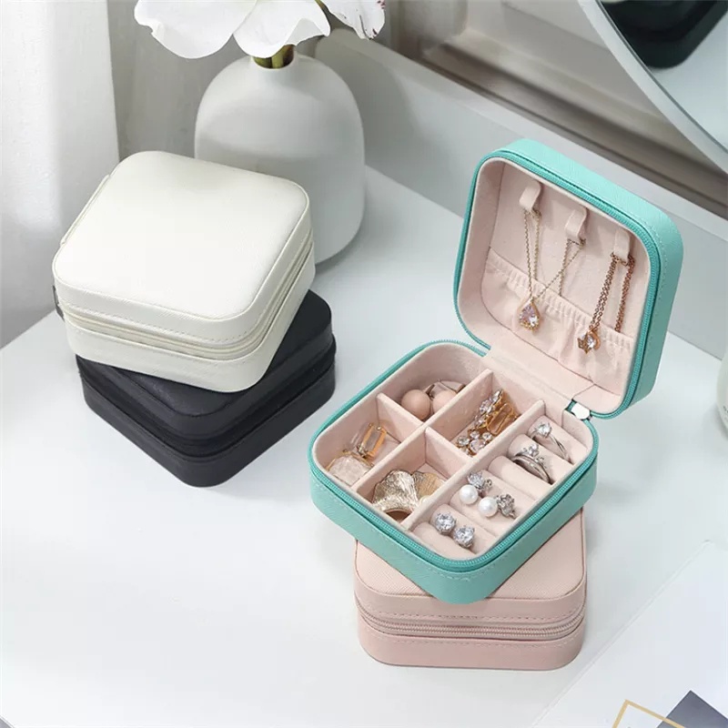 ♥TMALL88♥Kotak Tempat Aksesoris Perhiasan Fashion Wanita Mini Portabel Travel