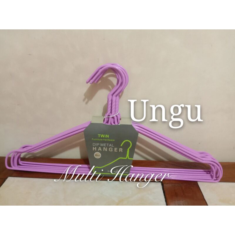 Hanger Kawat Coating Dewasa  ( 10PCS )