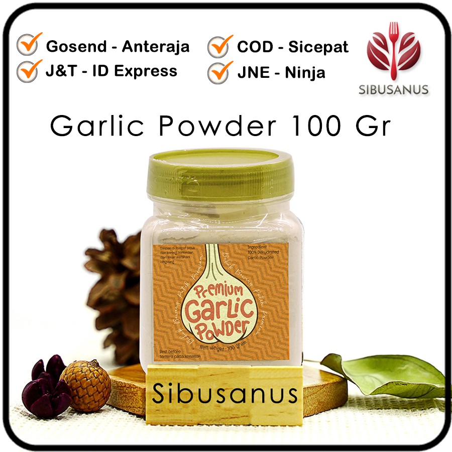 

Garlic Powder Premium - Bawang Putih Bubuk - Bawang Putih Garlic Bubuk Berkualitas Premium 100 Gram