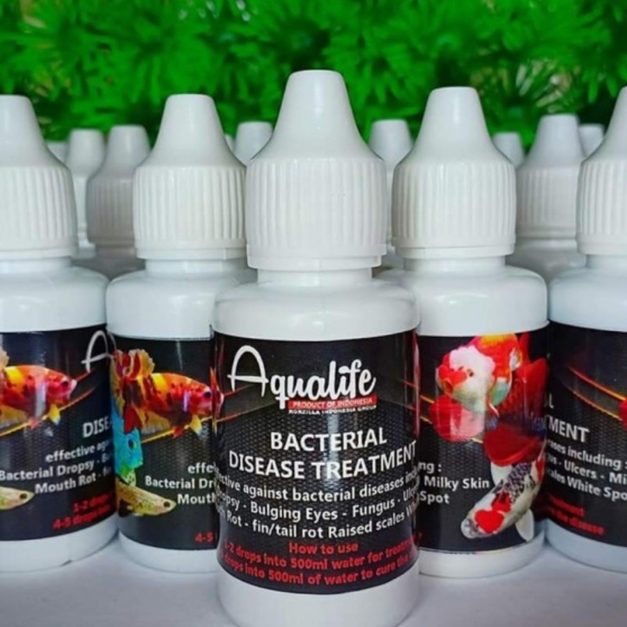 Aqualife bacterial disease treatment obat ikan hias/cupang/guppy dll