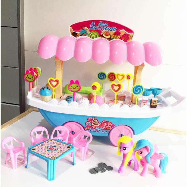 Mainan Gerobak Es Krim Jumbo Troli Ice Cream Besar Anak Mainan Gerobak Es Krim Jumbo Troli Ice Cream Besar Anak
