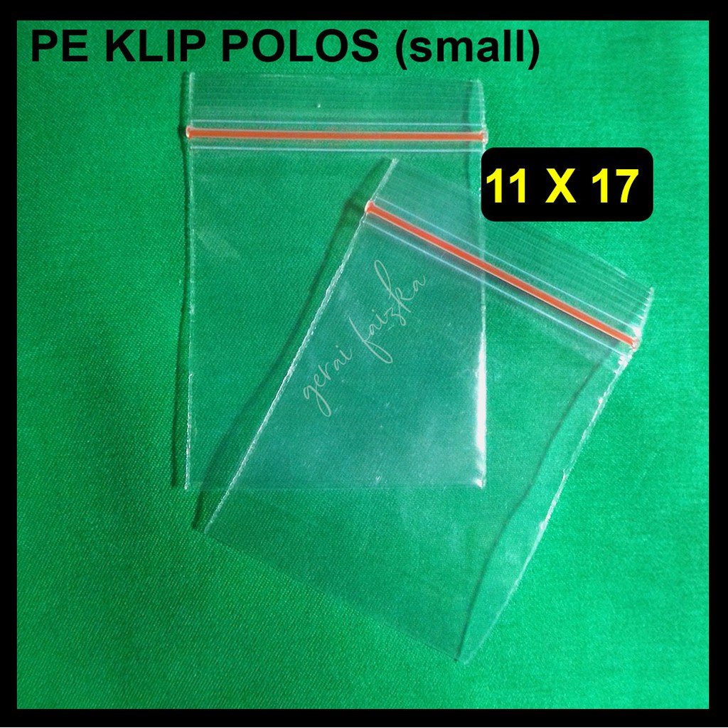 

11X17 CM PLASTIK KLIP POLOS (TANPA HANDLE)