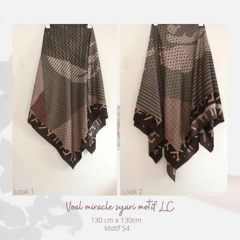 VOAL MIRACLE SYARI MOTIF UMAMA 130cm x 130cm PART 2-34