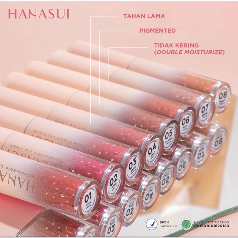 HANASUI Mattedorable Lip Cream