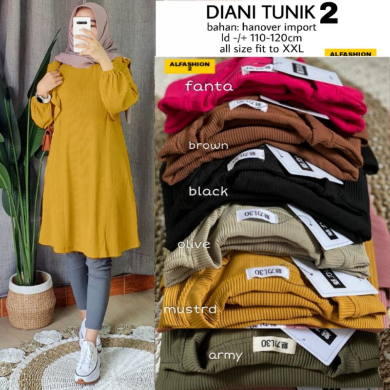 NEW ARRIVAL BISA COD|DIANI TUNIK 2 JUMBO BY AL FASHION