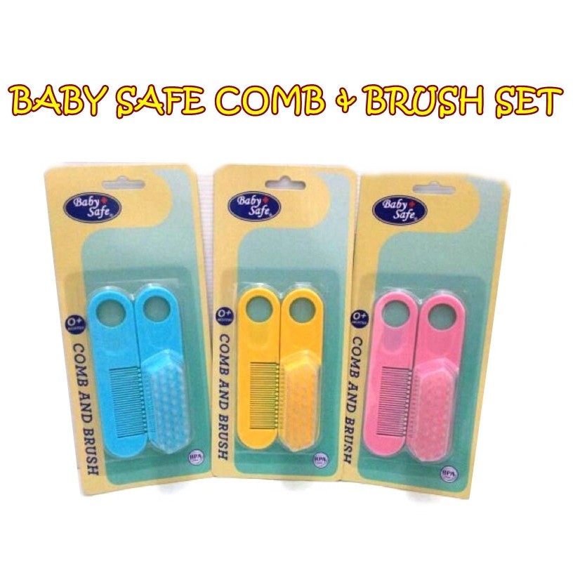 BABY SAFE COMB &amp; BRUSH SET SISIR BAYI BD195