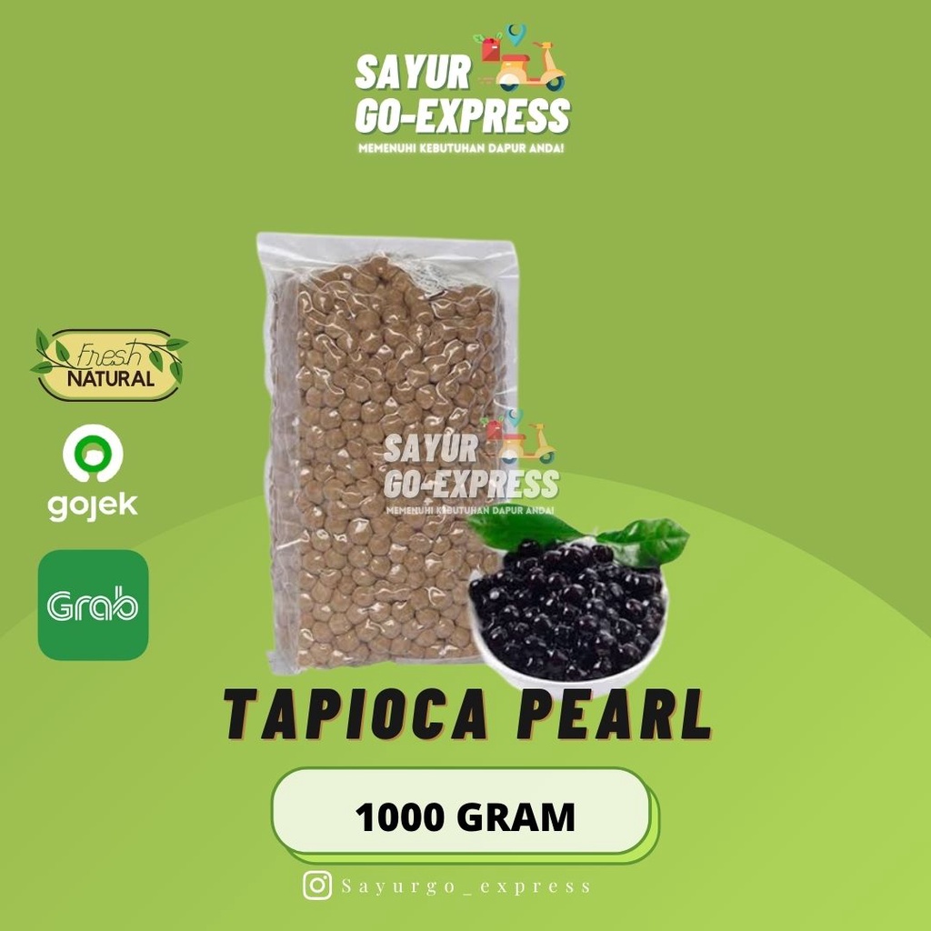 

Tapioca Pearl Boba Bubble 1000 gram 1 kg