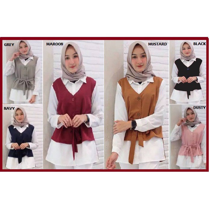 Kemeja Alemia Wanita/ Blouse Wanita Terbaru FIA.Collection-2