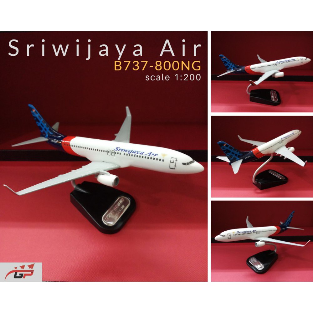 REPLIKA MINIATUR PESAWAT SRIWIJAYA AIR