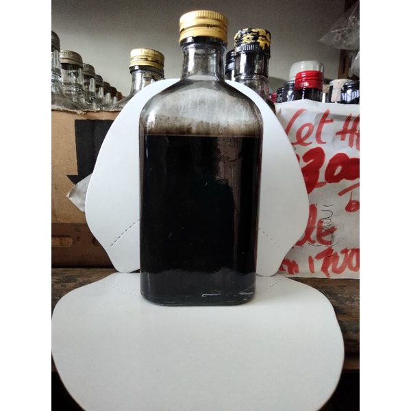 cat kulit sepatu jaket dan tas warna hitam