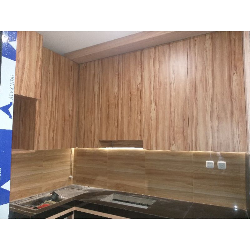 kitchen set minimalis pemasangan di tebet