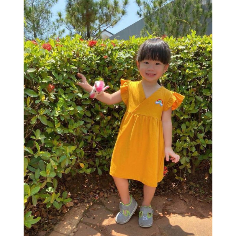 Dress Pelangi Smilee Dress Kaos Anak