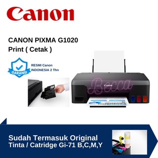 Printer Canon PIXMA G1020 - GARANSI RESMI - TERMASUK TINTA GI71(BCMY)