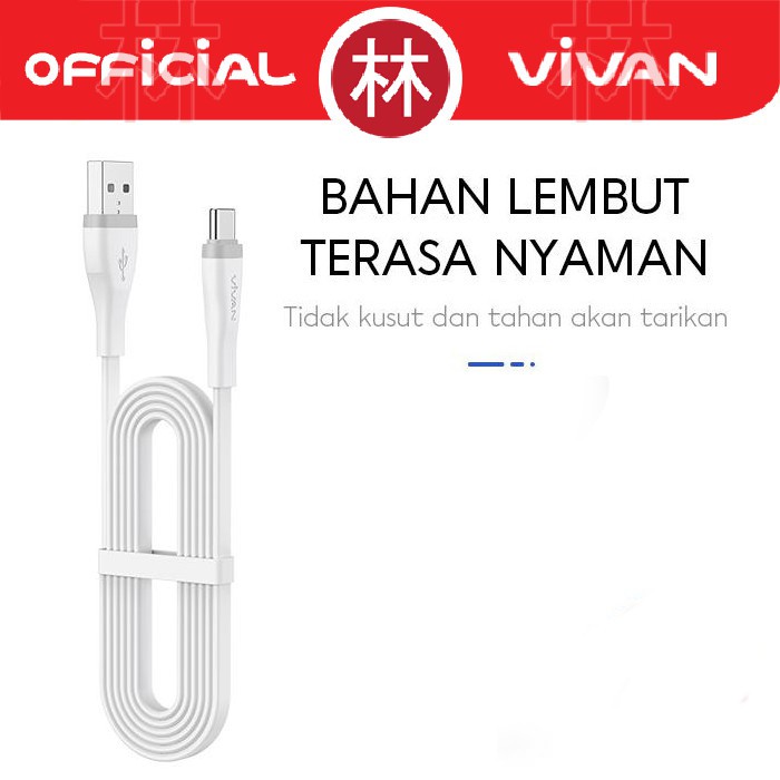 Vivan SC30S Data Cable Type-C Quick Charge 2.4A 30cm