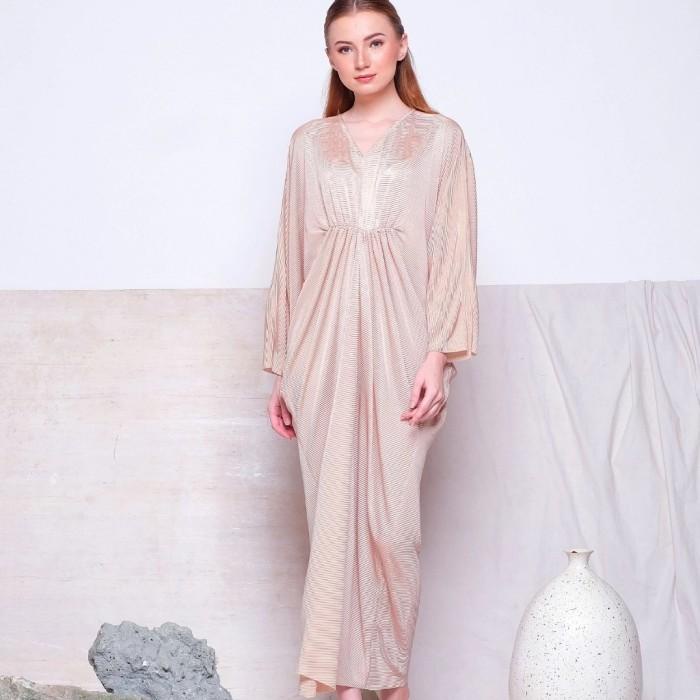 Baju Lebaran Wanita Kaftan Terbaru Baju Dress Gamis Cantik Sateen