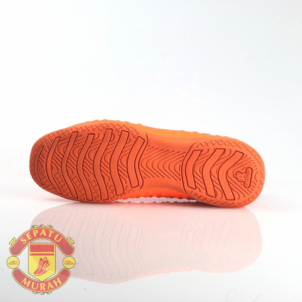 Sepatu Futsal Ardiles Lithium - Orange/Biru Royal