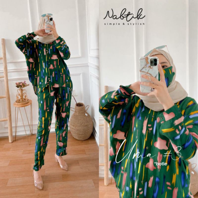 SETELAN WANITA JUMBO UMA #3 VOLL 3 ONE SET ORIGINAL NABTIK SOLO