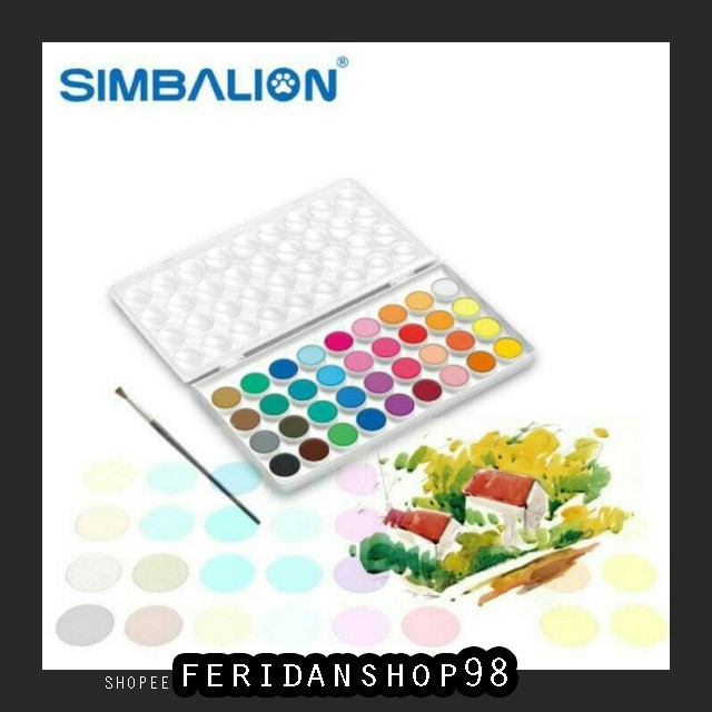 

BT262 SIMBALION WATERCOLOR CAKE BEST 36CLR BY FERIDANSHOP98