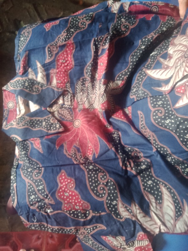 Size M L Xl Xxl  Batik Pria Lengan Pendek Hem Batik Galaxsi Baju Batik Pria