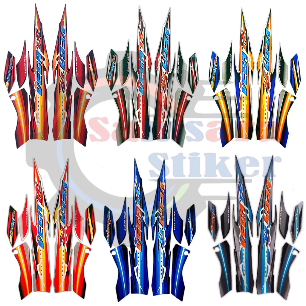 Stiker Motor Yamaha Vega R 2007