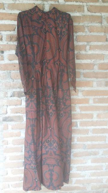 Couple Gamis Ayam Black Coco Batik Solo Batik Couple Keluarga Couple Batik Modern Ori By Svj