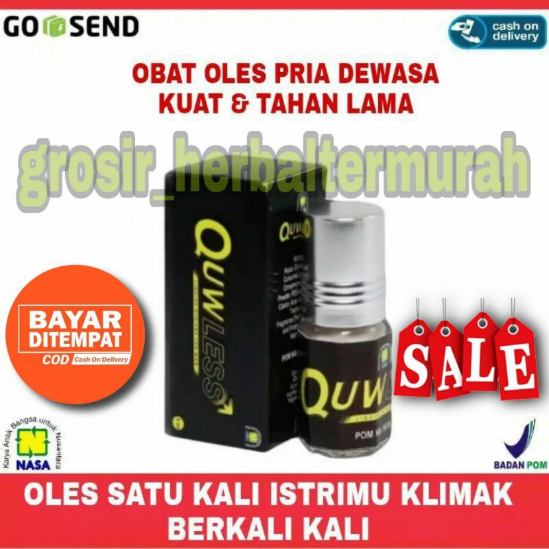 Quwless obat kuat oles pria nasa quless herbal