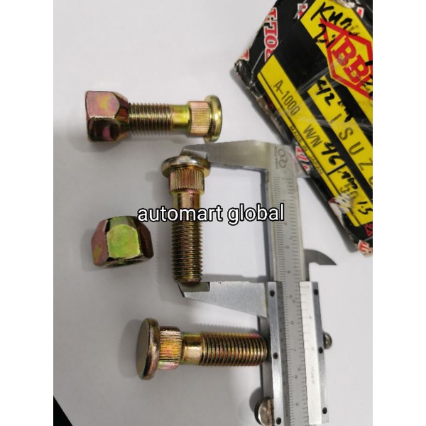 Baut roda isuzu panther 46mm kunci 21 mm asli Japan