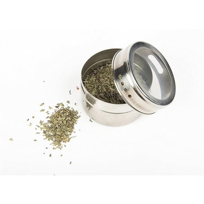 

Spice Jars Kaleng tempat Bumbu & Rempah