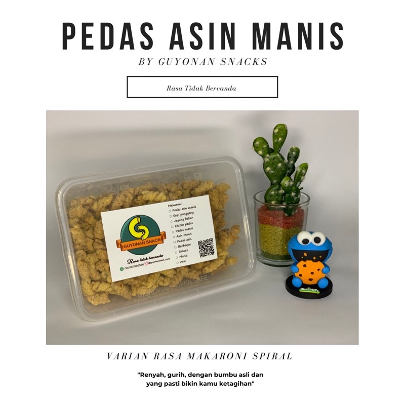 

makaroni spiral pedas asin manis