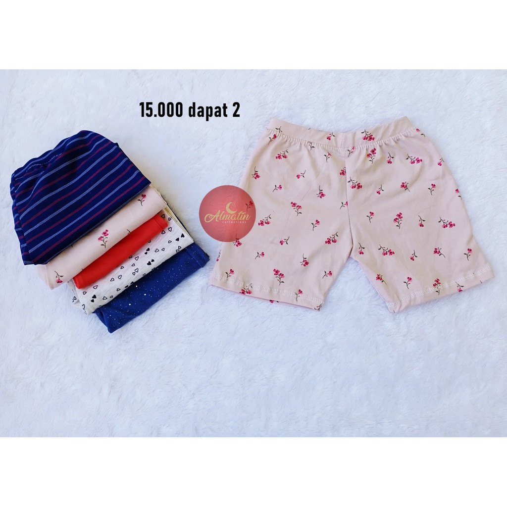 Celana Pendek Anak Harian / 2 Pcs Celana Pendek Bayi dan Anak