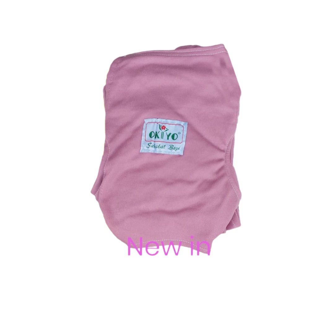 Gendongan Bayi Wrap - Okiyo Geos Baby Wrap -Gendongan Depan Bahan Kaos