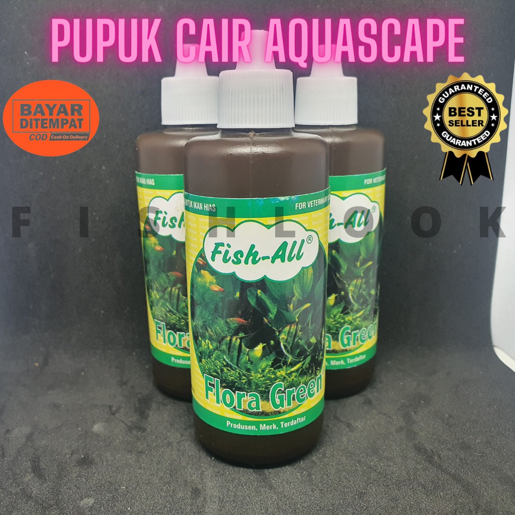 PUPUK CAIR AQUASCAPE AQUARIUM FLORA GREEN FISH ALL